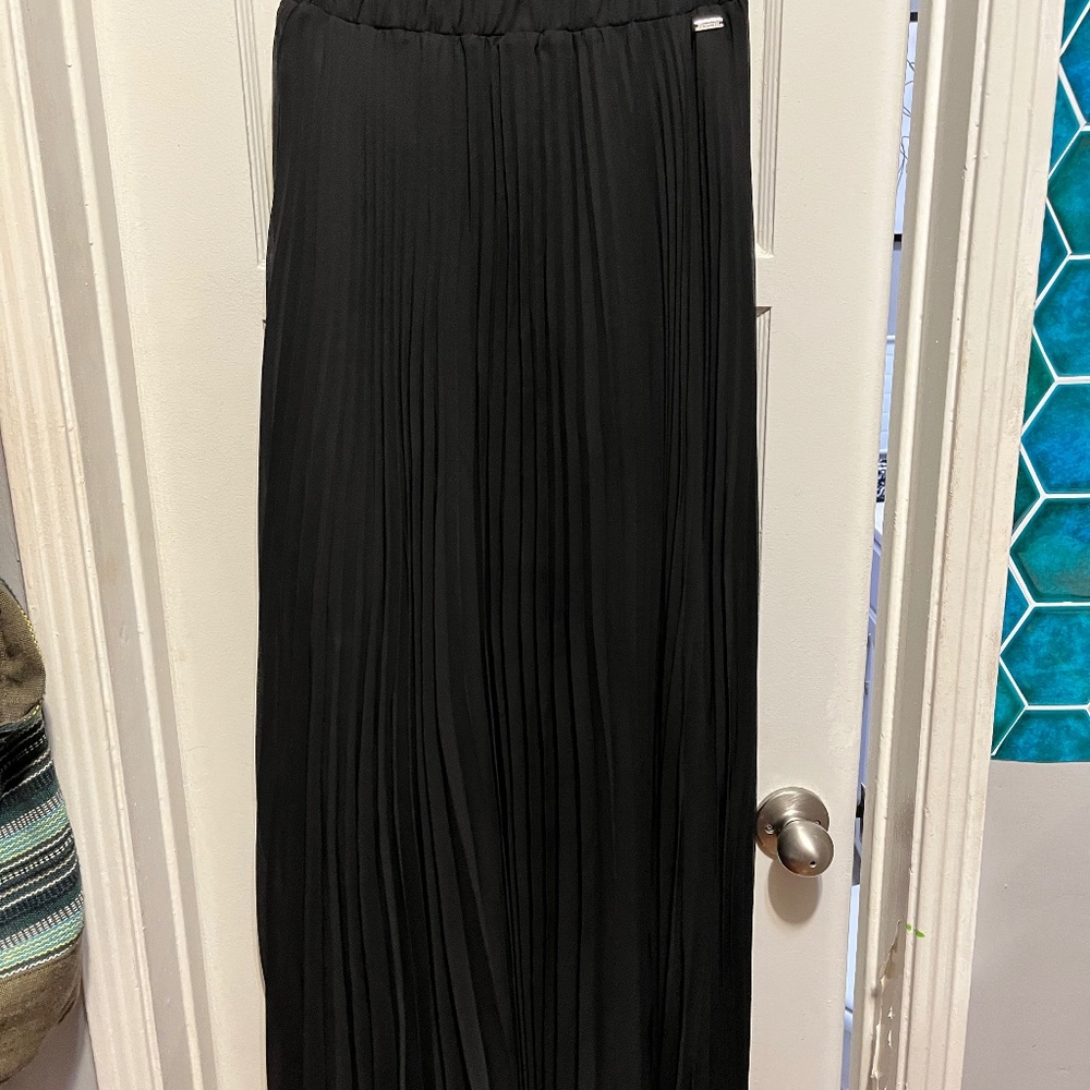 Armani Exchange pleated sheer skirt Xs